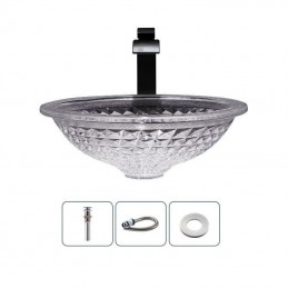 Rundes Waschbecken aus Glas...