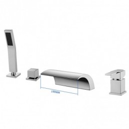 Duschsystem in Chrom aus...