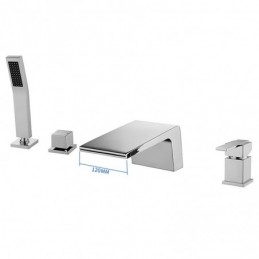 Duschsystem in Chrom aus...