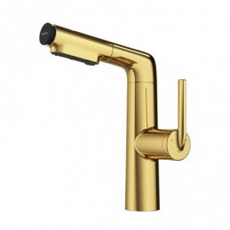 Waschtischarmatur in Gold...